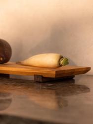 Woodsea Sushi S- Asketræ Sushi bræt med valnød ben 30x12 cm 1208971584