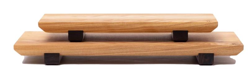 Woodsea Sushi S- Asketræ Sushi bræt med valnød ben 30x12 cm 1208971584
