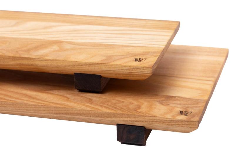 Woodsea Sushi S- Asketræ Sushi bræt med valnød ben 30x12 cm 1208971584