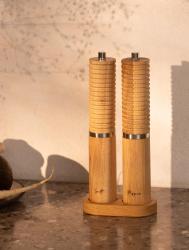 Woodsea Spice - Eg træ saltkværn Ø5x28 cm 1208971595