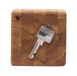 Woodsea End Grain Oak - Egetræs Nøgleholder 9x9 cm 1208971600
