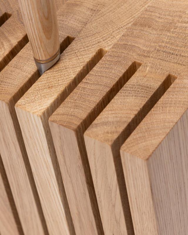 Woodsea Block Oak S - Ege Træ Knivholder Blok 13x8 cm 1208971617