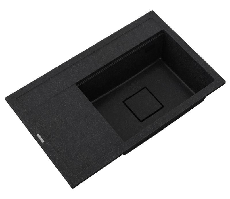 Graniteland Seta Granit sort arduin Hardsten Vaske til overflademontage 80x50 cm 1208971619