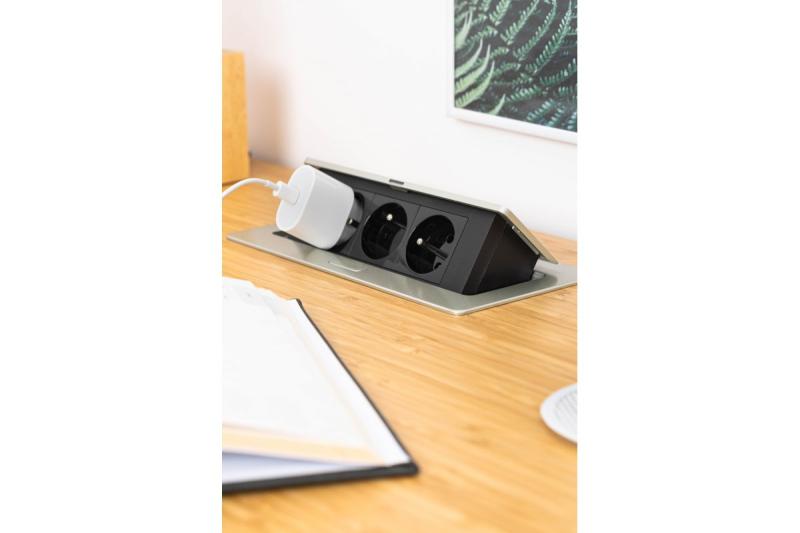 SOFT udtrækkelig stikkontakt, strømkabel 1,5 m