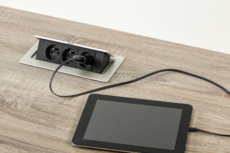 SOFT udtrækkelig stikkontakt, strømkabel 1,5 m