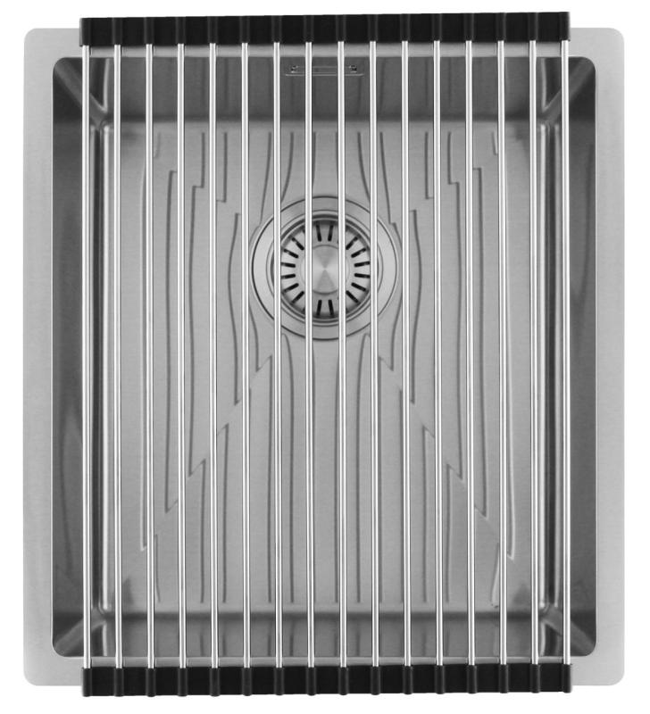 Pure.Sink Luxion Rustfrit stålvask 36x40 cm undermontering, planmontering og overflademontering  PLX3640-02