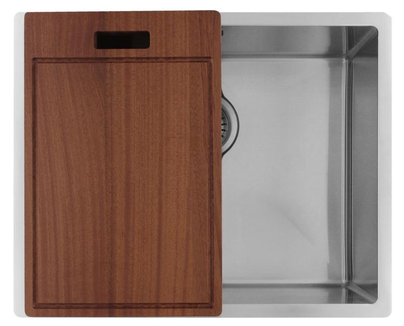 Pure.Sink Luxion Rustfrit stålvask 50x40 cm undermontering, planmontering og påbygning  PLX5040-02