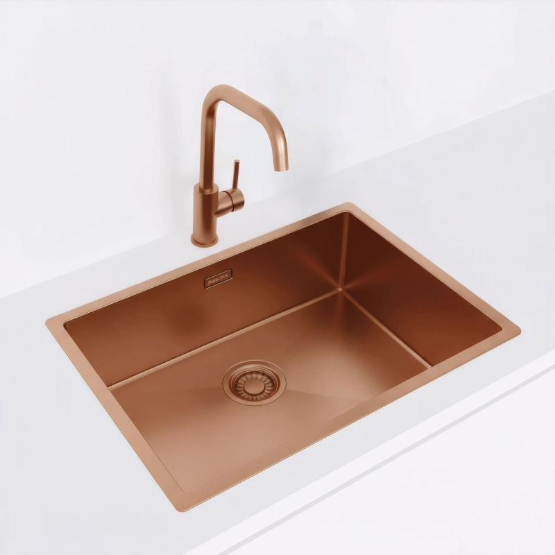 Pure.Sink Luxion Kobbervask 55x40 cm undermontering, planmontering og overflademontering PLX5540-62