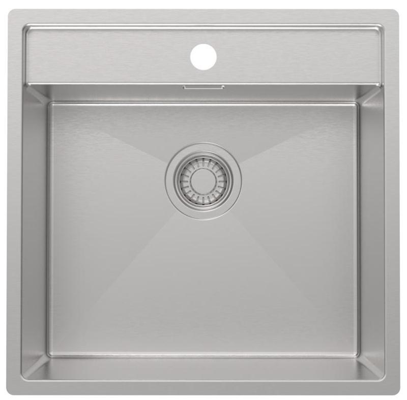 Pure.Sink Luxion Rustfri vask 51x50 cm Tapwing med hul til vandhane PLX5150T-02