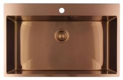 Pure.Sink Luxion Stor kobbervask 78x50 cm Tapwing med hul til vandhane PLX7850T-62