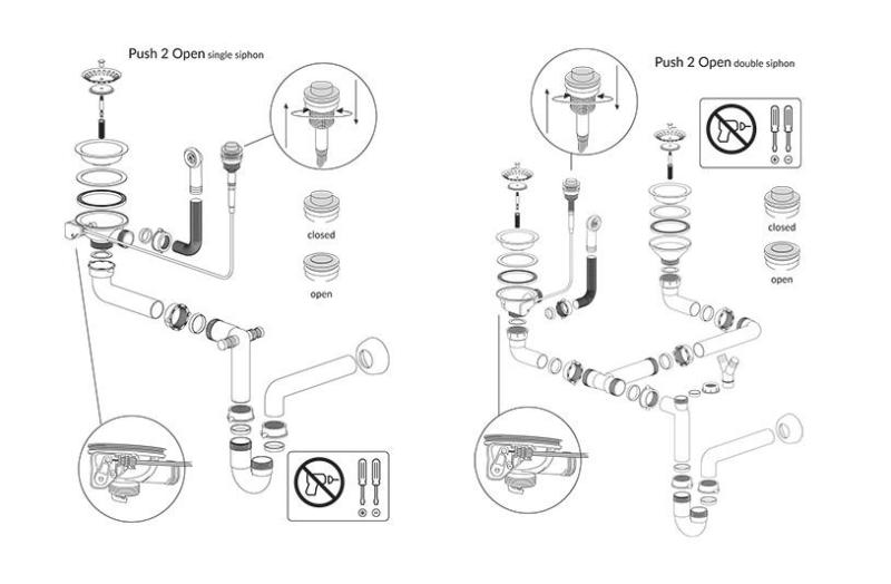 Quadri Luton pearl beige granit overfladevask med dræningsområde omvendelig 100x50cm med kobberprop 1208971770
