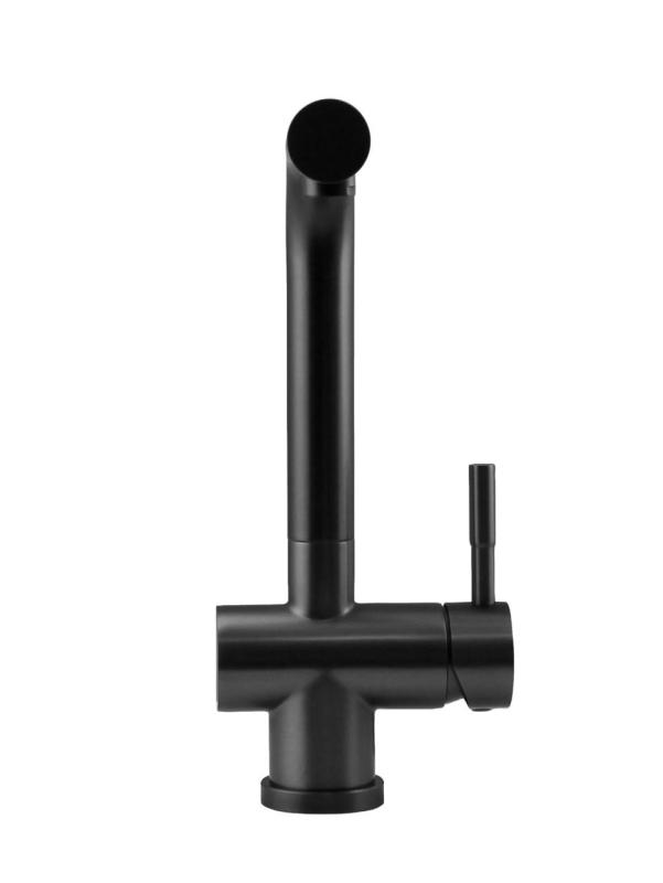 Pure.Sink Elite Steel Pulse-S køkkenarmatur PVD gun metal med udtrækkelig tud og sprayfunktion PS8500-61