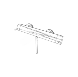 MURO TUA brusetermostat med brusesæt, krom M1.B1TH.CR