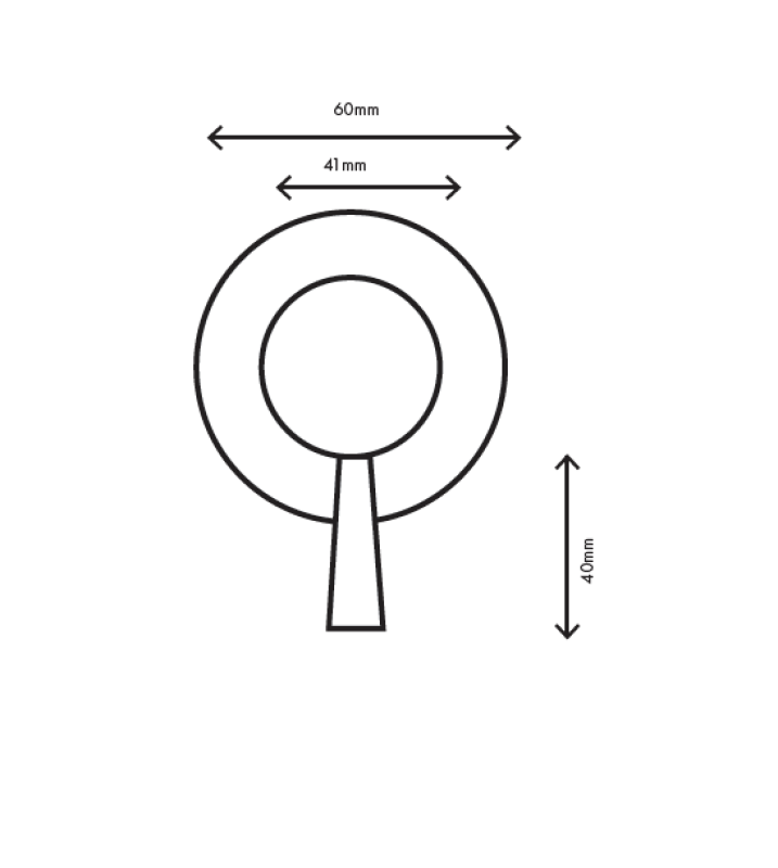 MURO TUA Vægmonteret blandebatteri i krom M1.B31.R.CR