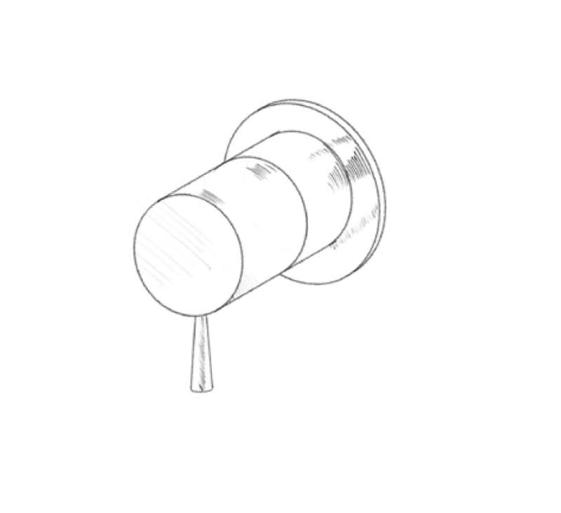 MURO TUA Vægmonteret blandebatteri i krom M1.B31.R.CR