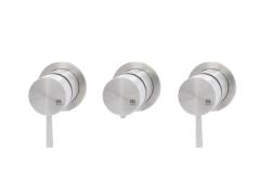 MURO TUA Indbygget brusetermostatarmatur med 2 stophaner, krom M1.B34T.R.CR