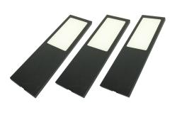 Indux Solin Køkkenmontering Multi Tone LED-sæt 3 spots x 3,6 W Sort 1208972345