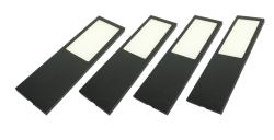 Indux Solin Køkkenmontering Multi Tone LED-sæt 4 spots x 3,6 W Sort 1208972346