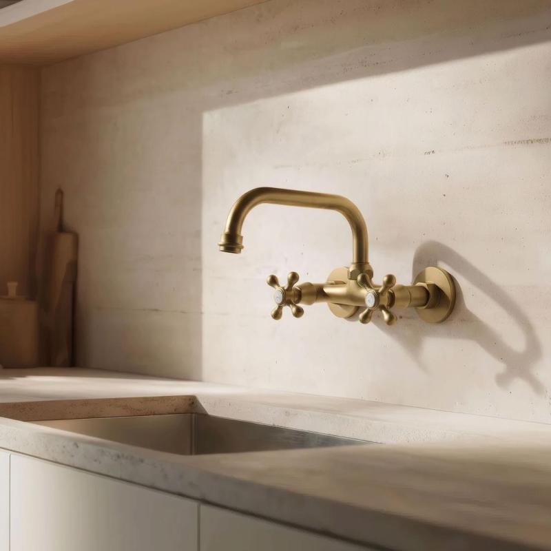 Aquanello Heritage Ascot Klassisk køkkenarmatur med udløb øverst, bronze, BN-4110-HA