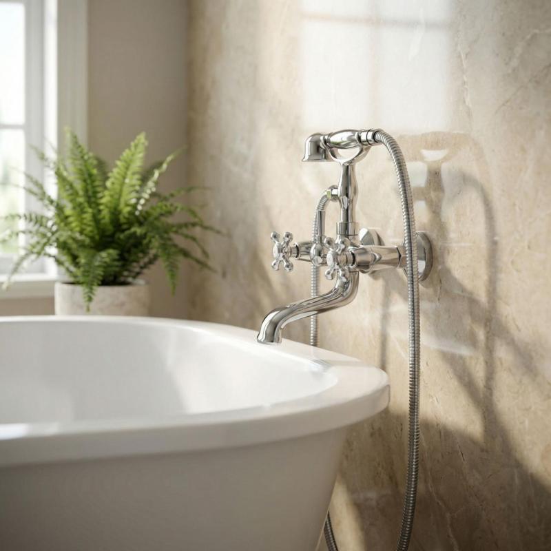 Aquanello Heritage Collection Bruserslange  150 cm krom CR-9002-HC