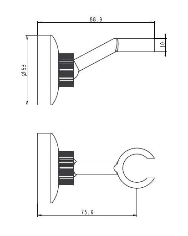 Aquanello Heritage Collection Klassisk håndbruserholder i krom CR-9003-HC