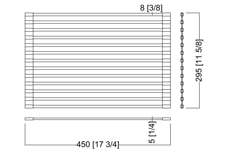 Ausmann Mosel Kombinationssæt Vask PVD Kobber 50x40 cm med køkkenarmatur, sæbedispenser og rullemåtte 1208972563