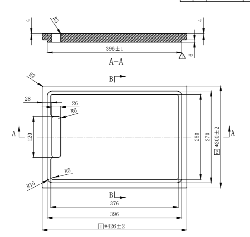 Pure.Sink Exclusivo Træskærebræt i bambus, 42 x 30 cm, til vask PEXCB40-24