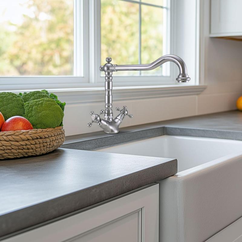 PB Nostalgisk køkkenarmatur V1910 Krom