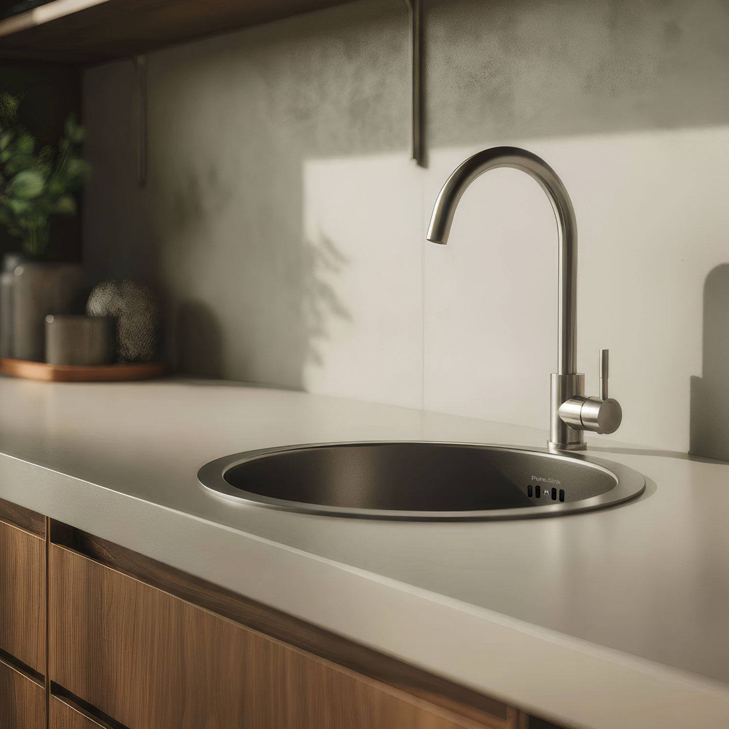 Runde former i køkkenet