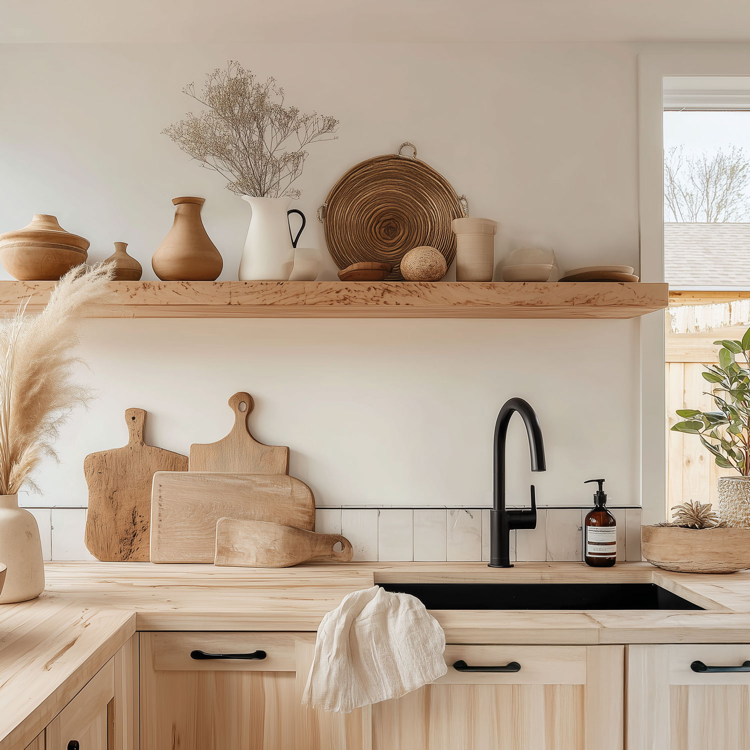 Træ i køkkenet: karakter, varme og stil i en enkelt detalje
